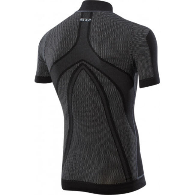 Maglia Termica Moto Black Carbon Six2 Unisex